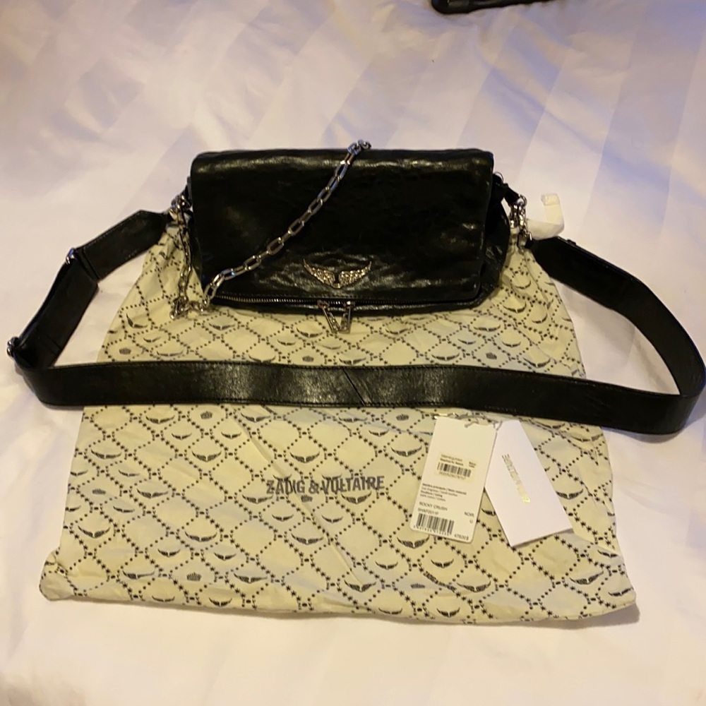 Zadig & Voltaire Rocky Crush mult use leather bag